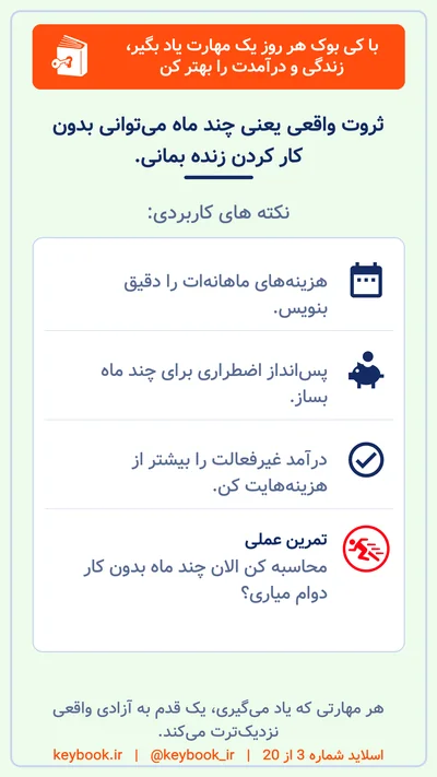 تمرین های کتاب افزایش هوش مالی رابرت کیوساکی
