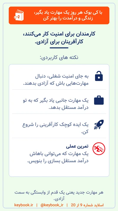 تمرین های کتاب افزایش هوش مالی رابرت کیوساکی